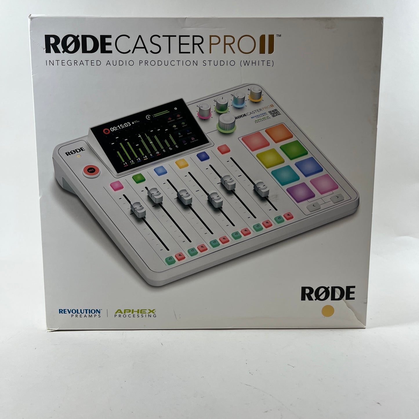 New RODE Caster Pro 2 Integrated Audio Production Studio RCPIIW White