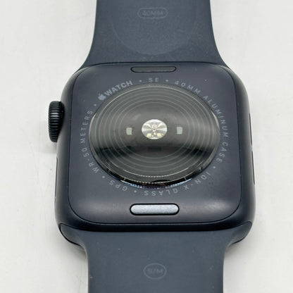GPS Only Apple Watch SE 3rd Gen 40MM Aluminum Midnight Sport Band MEH94LW/A