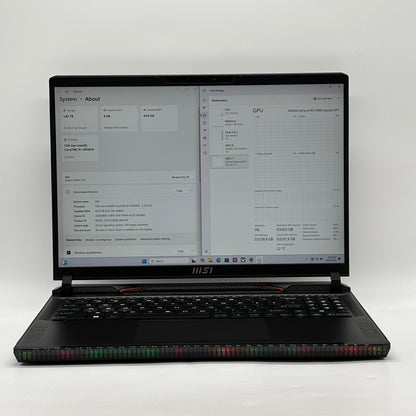 MSI Raider GE68HX MS-15M2 16" i9-13950HX 64GB RAM 2TB SSD GeForce RTX 4060