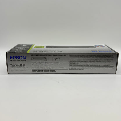 New Epson WorkForce  Portable Document Scanner ES-50