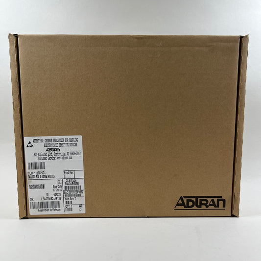 New Adtran TA500 SM 2-10GE NO RG Switch Module 1187025G1
