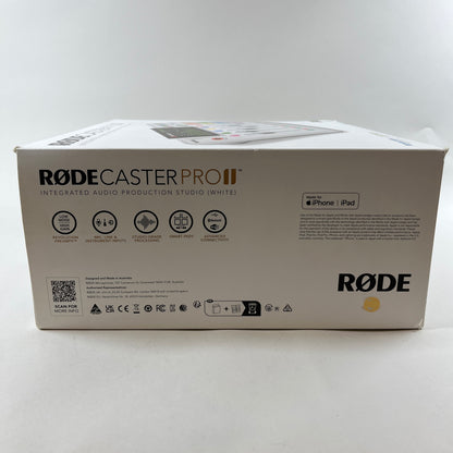 New RODE Caster Pro 2 Integrated Audio Production Studio RCPIIW White