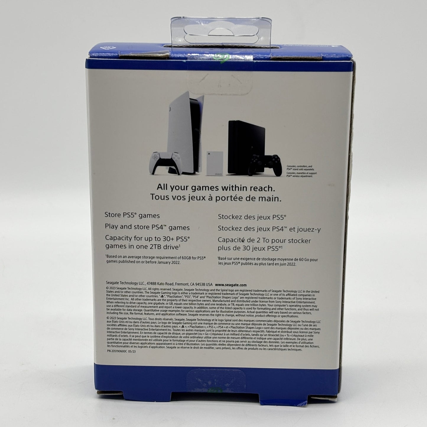 New Seagate 2TB Game Drive SRD0LF0 for PS4/PS5