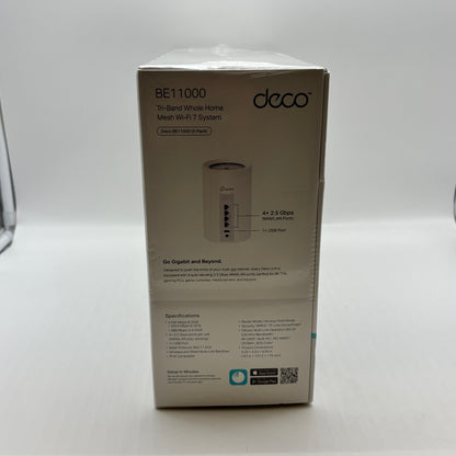 New TP-Link Deco  Tri-Band Whole Home Mesh System BE11000