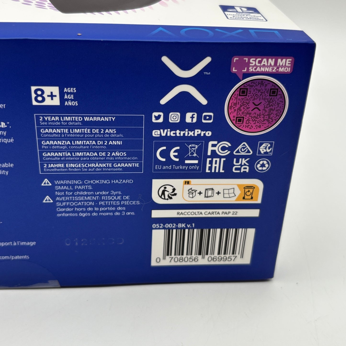 New PDP Victrix Pro BFG Black/Purple 052-002-BK Controller For PS4, PS5