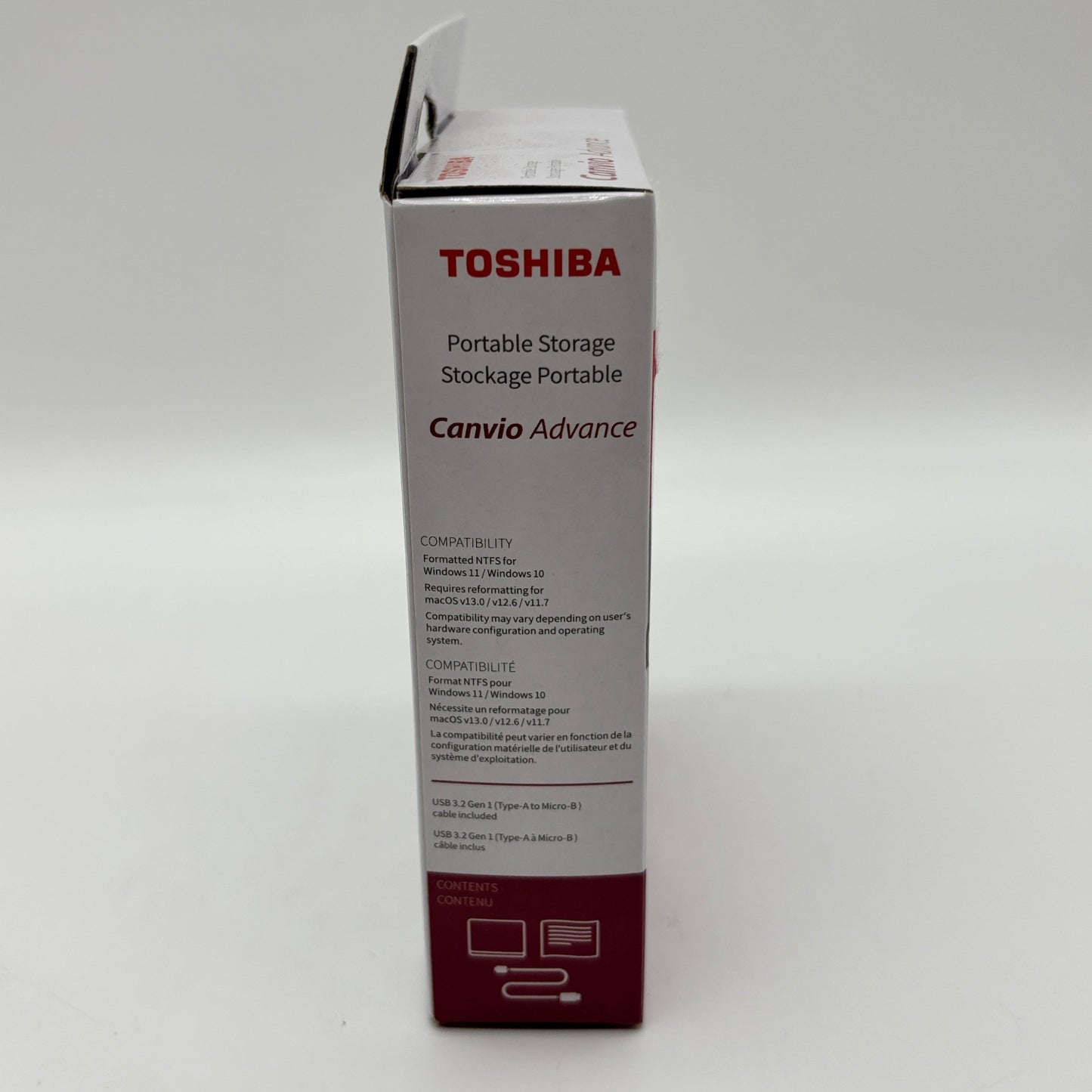 New Toshiba Canvio Advance  4 TB Portable SSD DTCA40