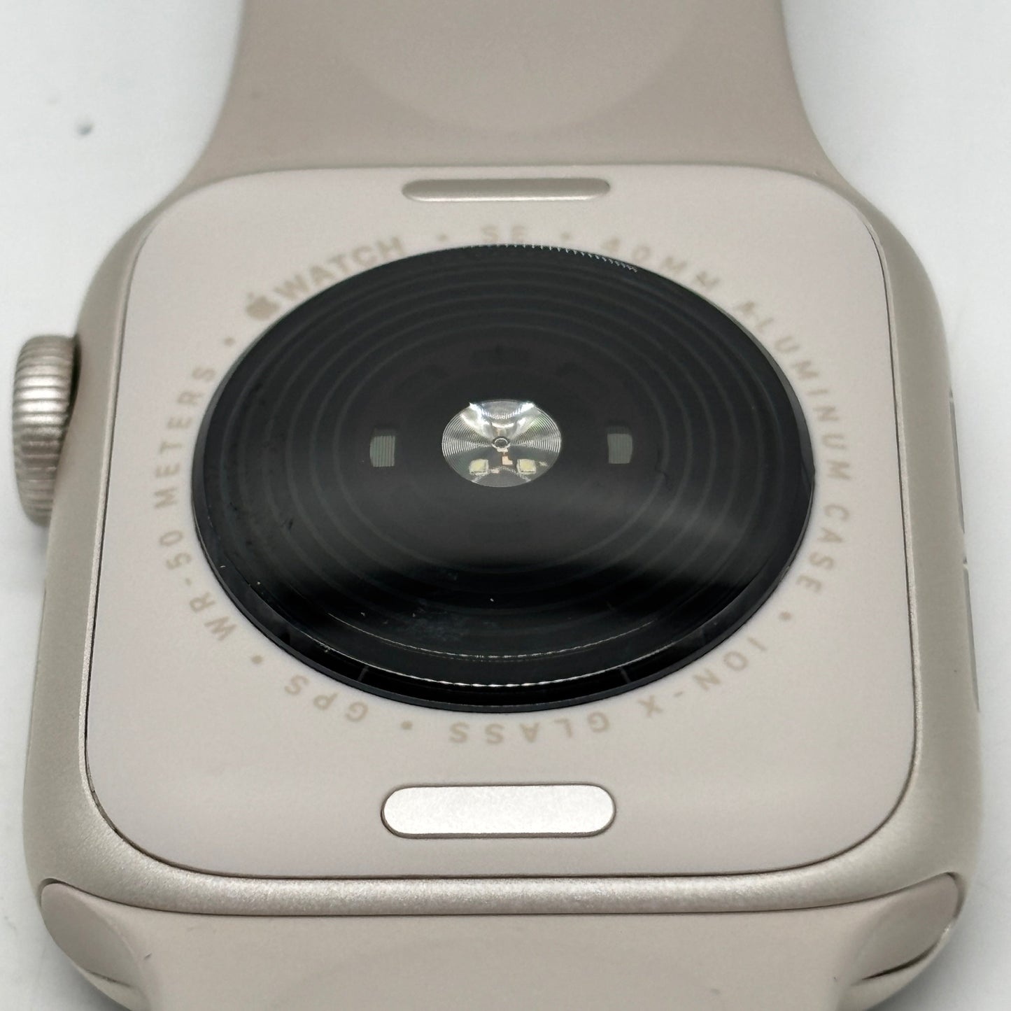 GPS Only Apple Watch SE 2nd Gen 40MM Gold Aluminum Starlight Band MR9U3LL/A