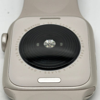 GPS Only Apple Watch SE 2nd Gen 40MM Gold Aluminum Starlight Band MR9U3LL/A