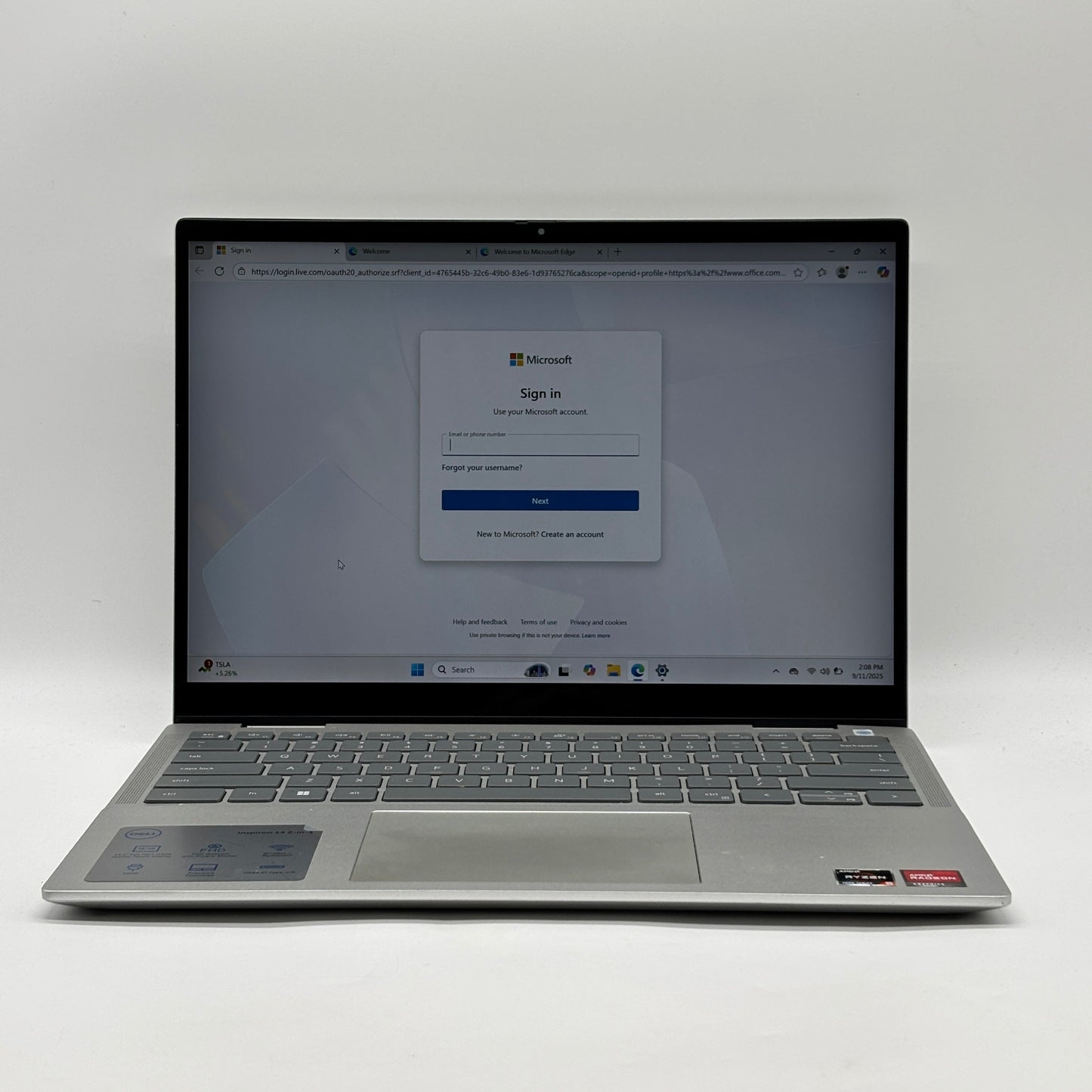 Dell Inspiron 14 7435 14" Ryzen 5 7530U 2.0GHz 8GB RAM 512GB SSD