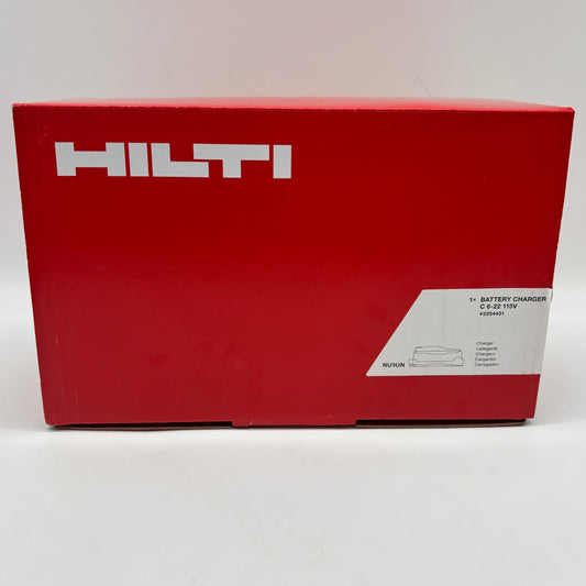 New Hilti C 6-22 115V Battery Charger