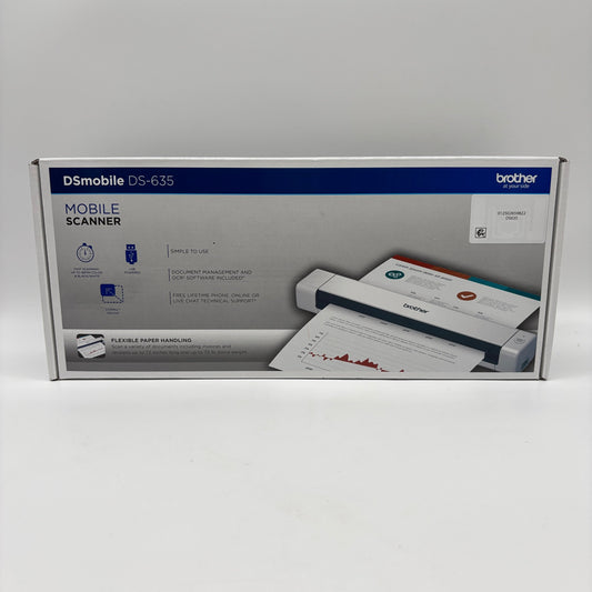 New Brother Portable DSmobile Color Mobile Scanner DS-635