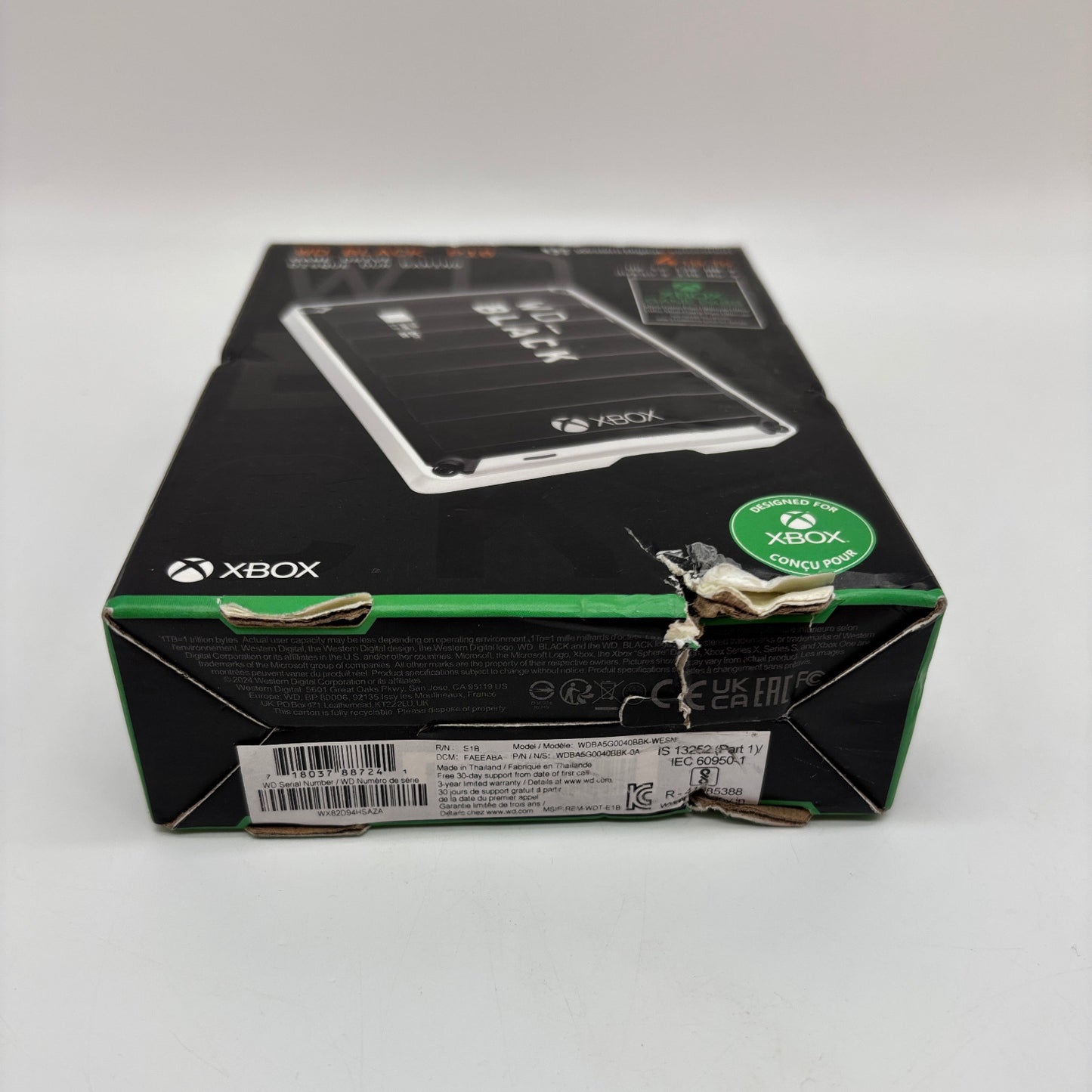 New Western Digital 2.5" WD_Black P10 4TB Micro USB-B to USB-A HDD 