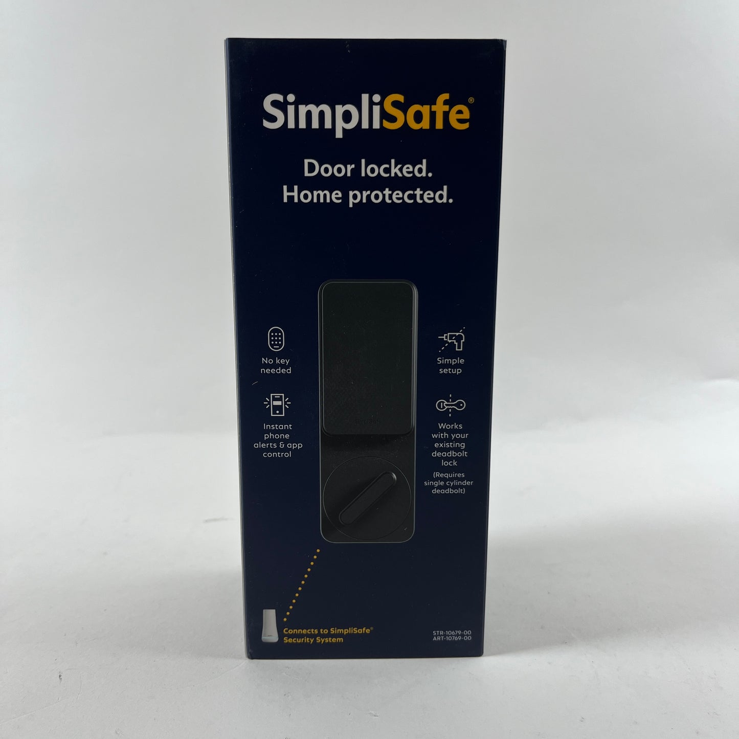 New SimpliSafe Smart Lock Series 2 Smart Lock Black For Gen 3 System CA010BB