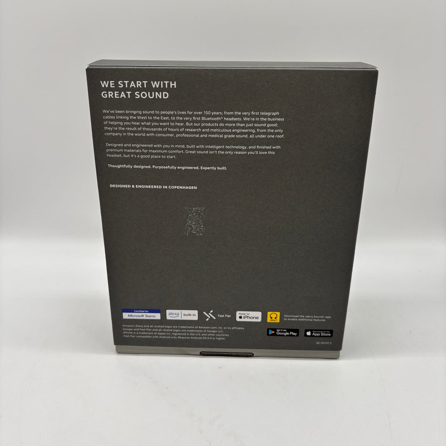 New Jabra Evolve2 75 Wireless Headset Black HSC150W