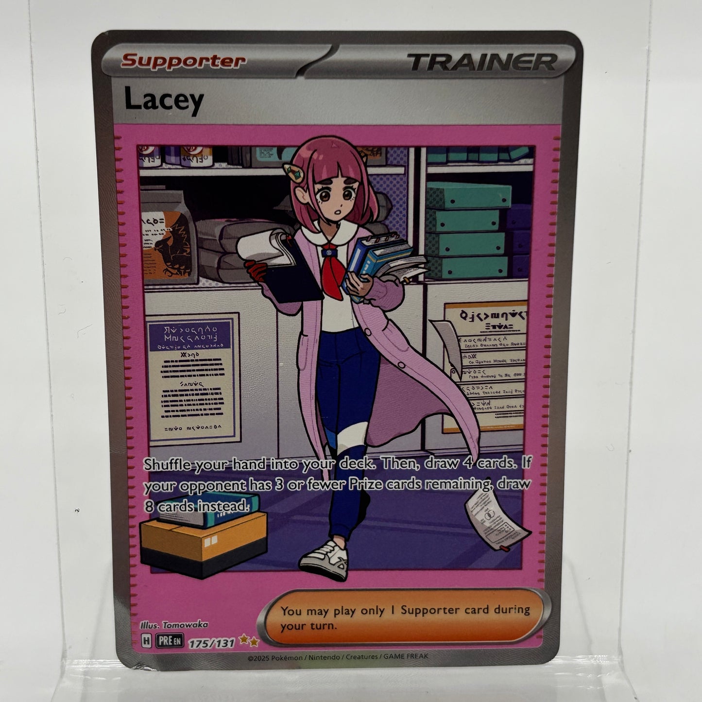 Pokémon TCG Prismatic Evolutions Lacey 175/131 Holo Textured English