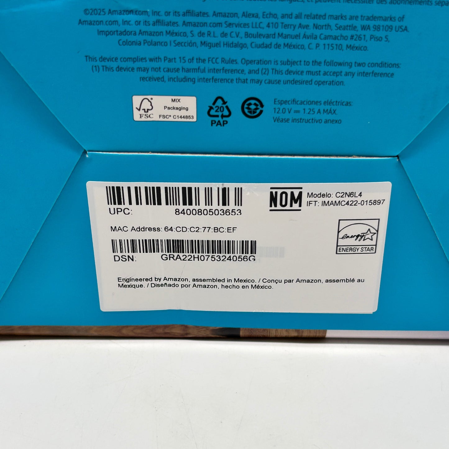 New Amazon Echo Dot  Smart Speaker C2N6L4