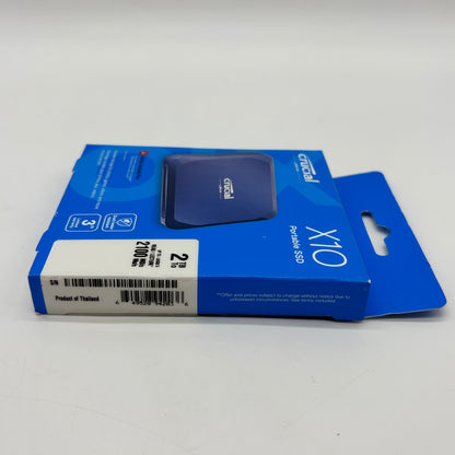 New Crucial X10 2TB Portable SSD MTXEX