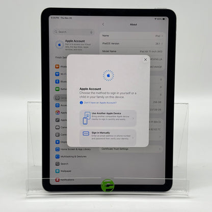 WiFi Only Apple iPad Air 11" M3 256GB Space Gray MCA14LL/A