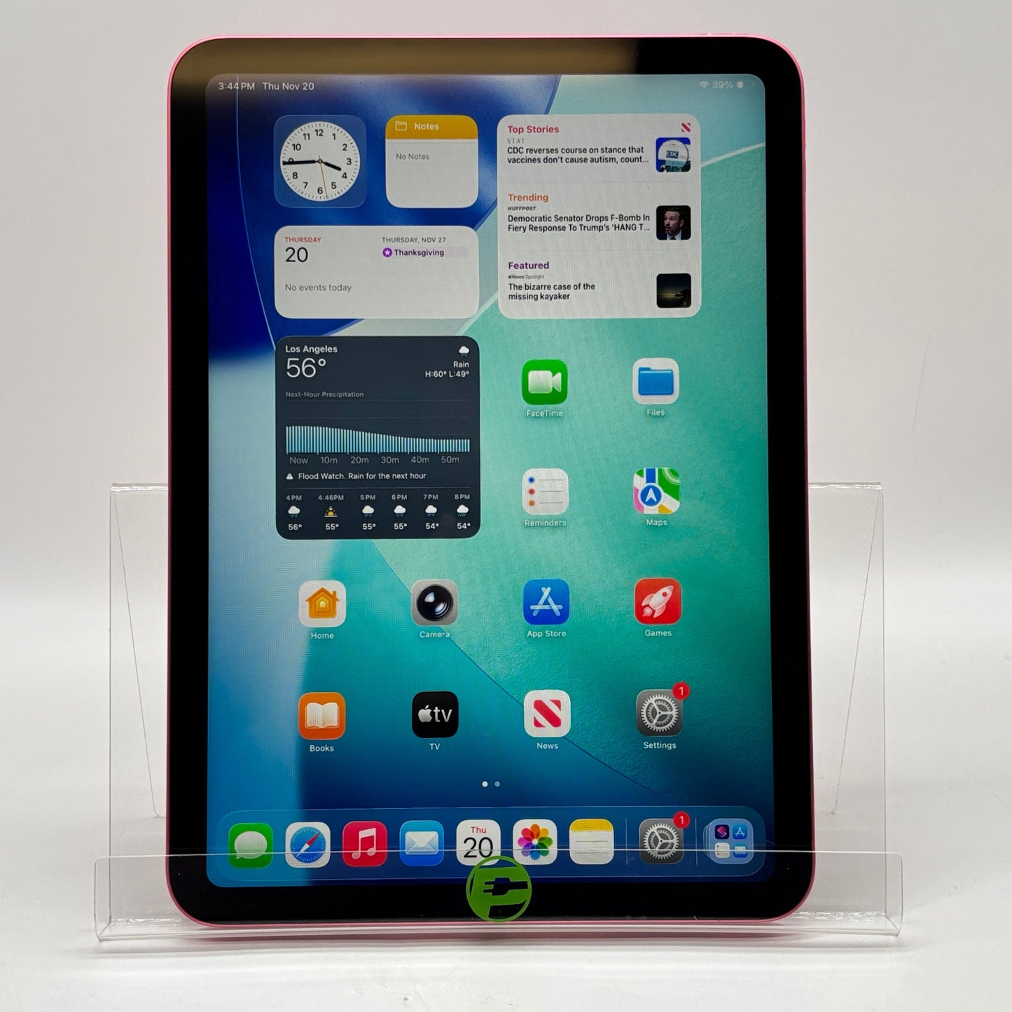 WiFi Only Apple iPad 11" (A16) 128GB Pink MD4E4LL/A