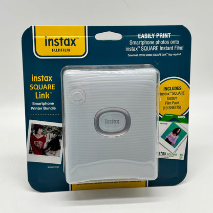 New Fujifilm instax Square Link Smartphone Printer Bundle 600024643