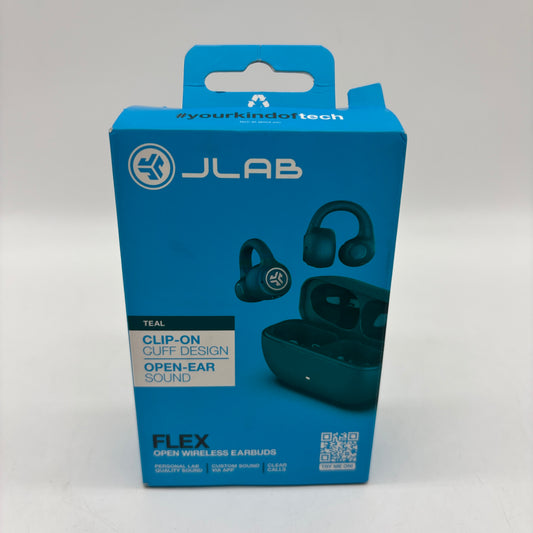 New JLab Flex Open Wireless Earbuds Green EBFLEXRTEL124