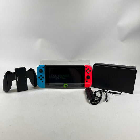 Nintendo Switch v2 Video Game Console HAC-001(-01)  Red/Blue