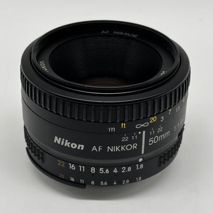 Nikon AF NIKKOR 50mm f/1.8 1:1.8 D Camera Lens