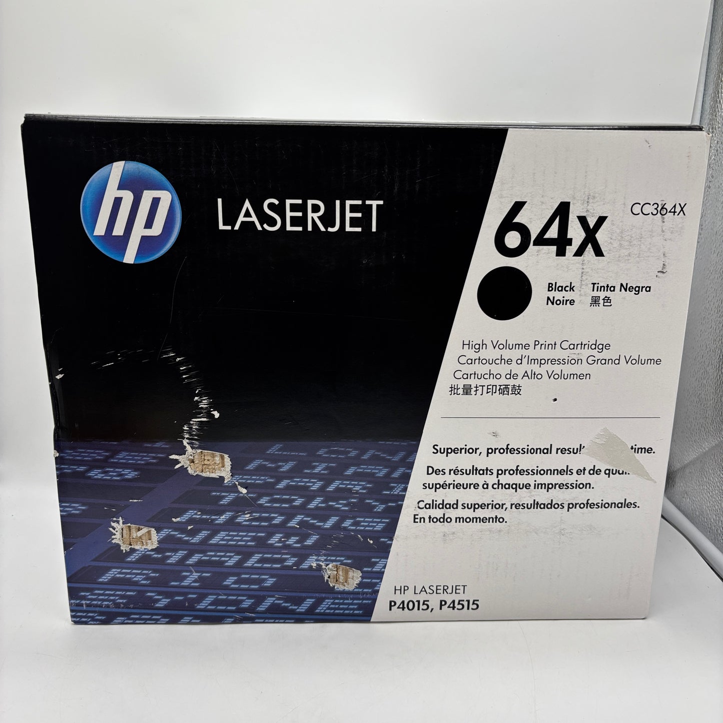 New HP 64x CC364X Black Print Cartridge MFG Date 11/2025