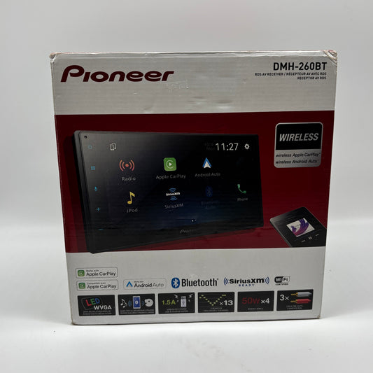 New Pioneer DMH-260BT Wireless RDS AV Receiver