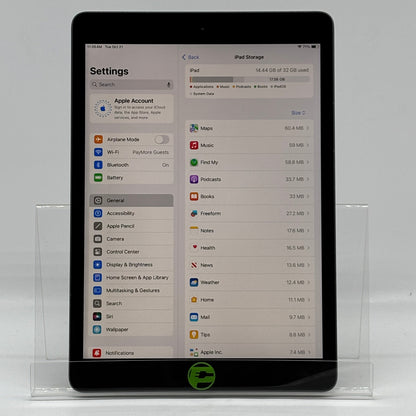 WiFi Only Apple iPad 8th Gen 32GB Space Gray MYLU2LL/A
