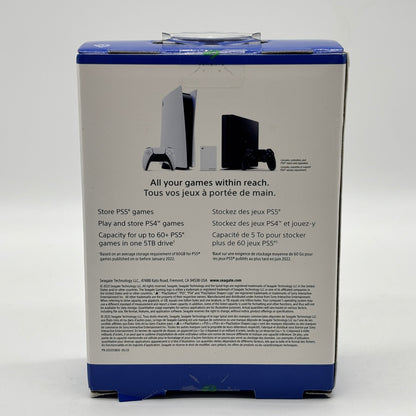 New Seagate 5TB Game Drive SRD0LF0 for PS4/PS5