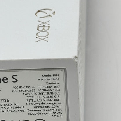 Microsoft Xbox One S 500GB Console Gaming System White 1681