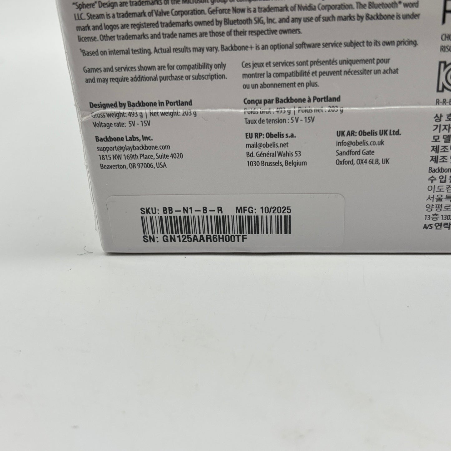 New BackBone Pro (USB-C) Mobile Gaming Controller BB-N1-B-R