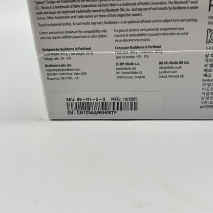 New BackBone Pro (USB-C) Mobile Gaming Controller BB-N1-B-R