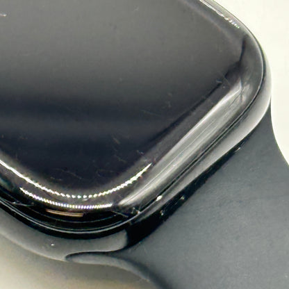 Unlocked Apple Watch Series 10 46MM Black Aluminum Black Sport Band MWY43LW/A