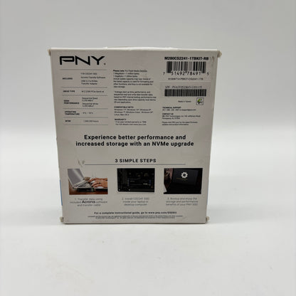 New PNY Upgrade Kit Complete Upgrade Kit  M280C2241-1TBKIT-RB