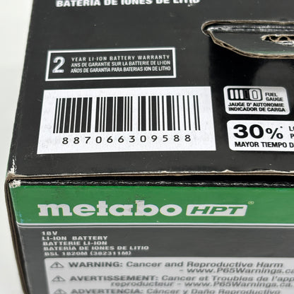 New Metabo HPT 18V Li-Ion Battery BSL 1820M