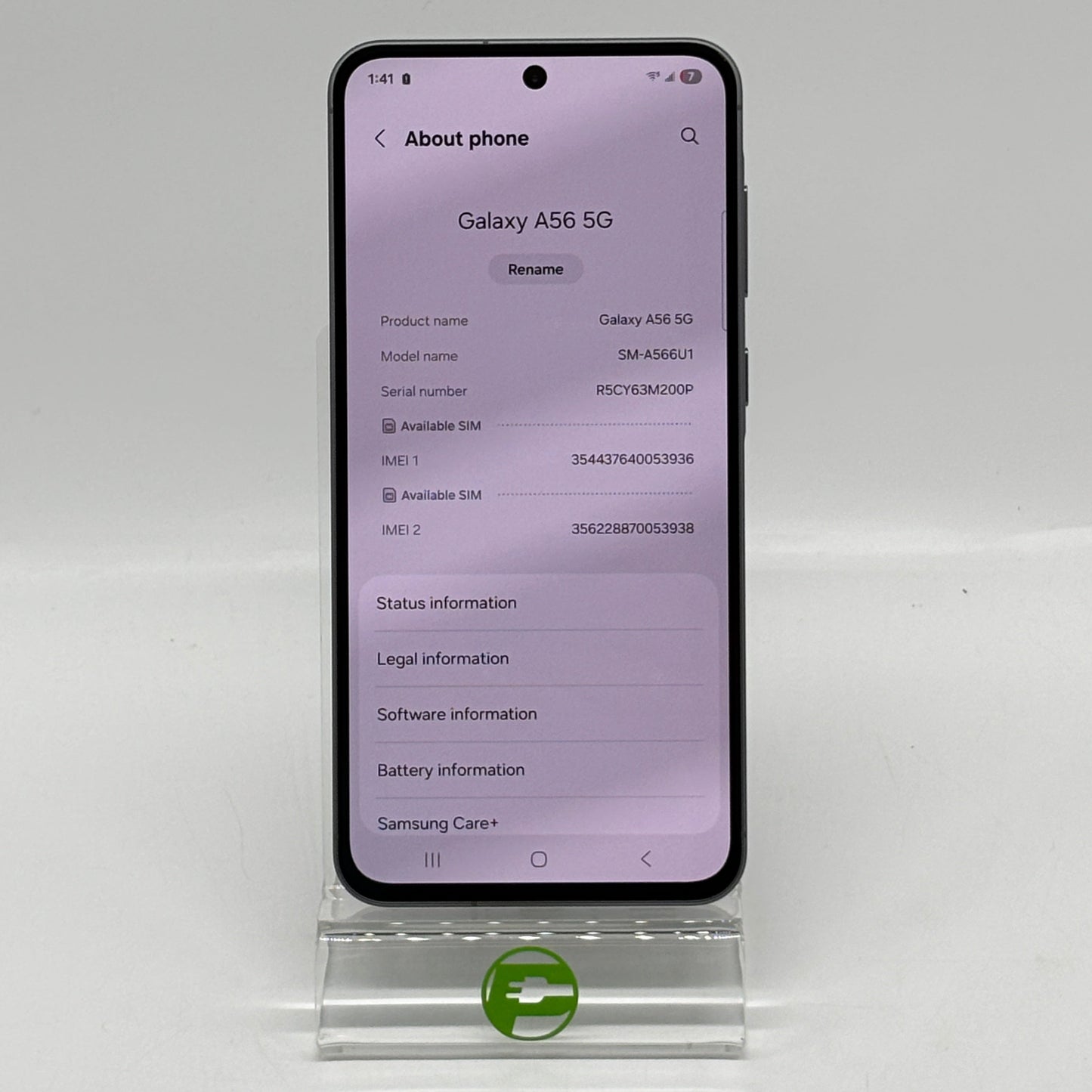 Unlocked Samsung Galaxy A56 8GB RAM 256GB SM-A566U1 Awesome Graphite