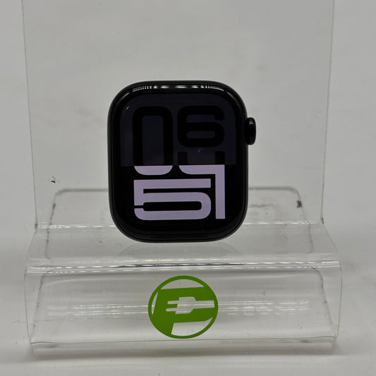 Unlocked Apple Watch Series 10 42MM Jet Black Aluminum MWX63LW/A Face Only