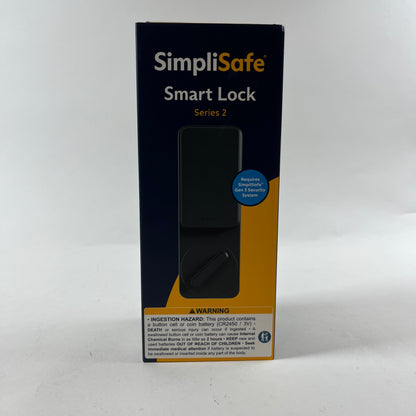 New SimpliSafe Smart Lock Series 2 Smart Lock Black For Gen 3 System CA010BB