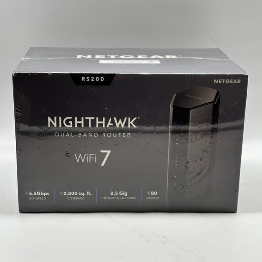 New NETGEAR Nighthawk WiFi 7 Dual-Band Router RS200