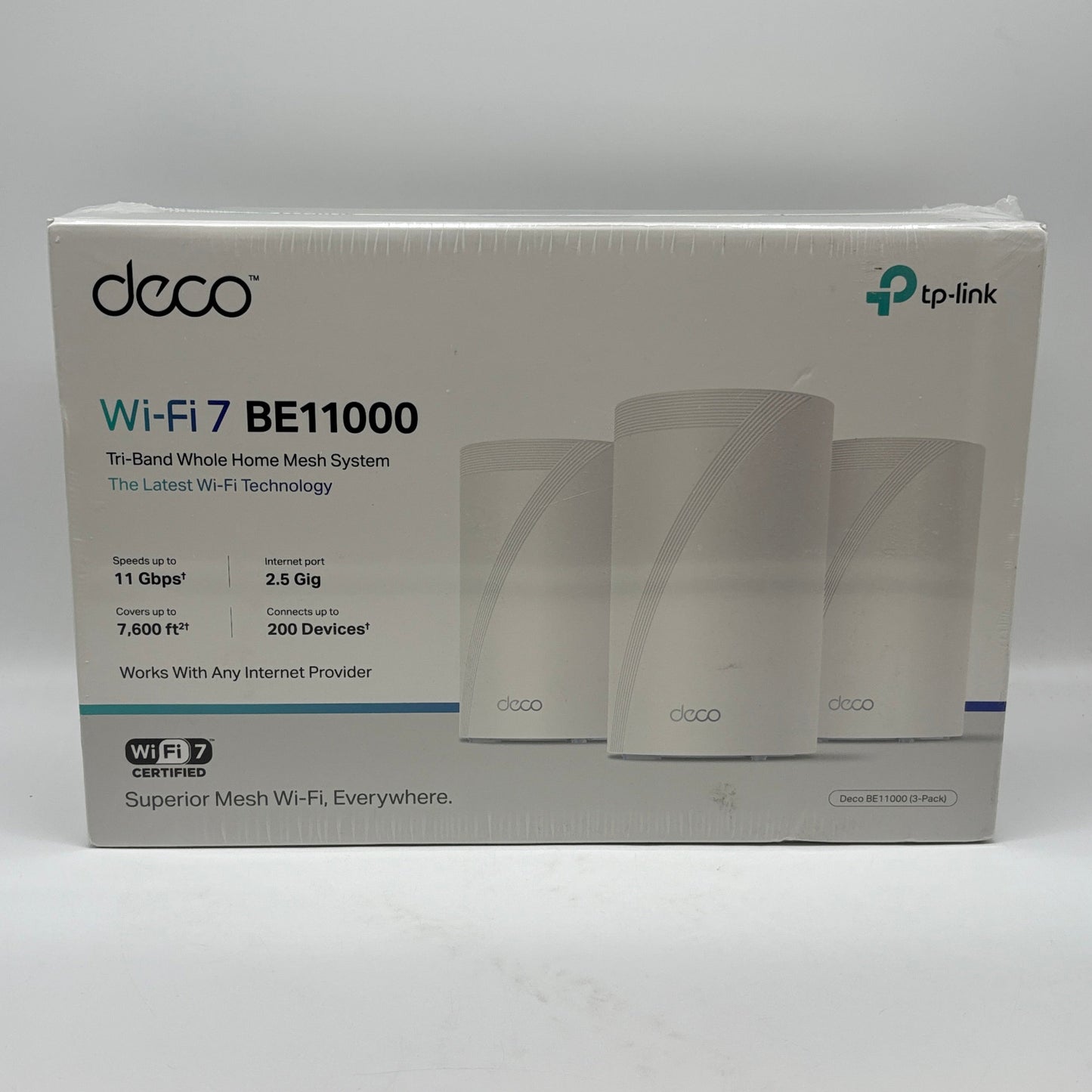 New TP-Link Deco  Tri-Band Whole Home Mesh System BE11000