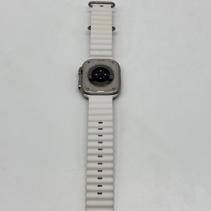 Unlocked Apple Watch Ultra 49MM Natural Titanium White Magnetic Link MNH83LL/A