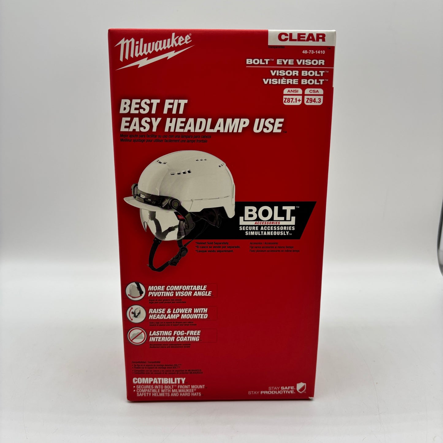 New Milwaukee 48-73-1410 Bolt Eye Visor