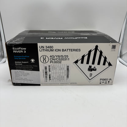 New EcoFlow River 3 Surge 600w Battery Generator ER705