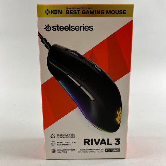 New SteelSeries Rival 3 Gaming Mouse