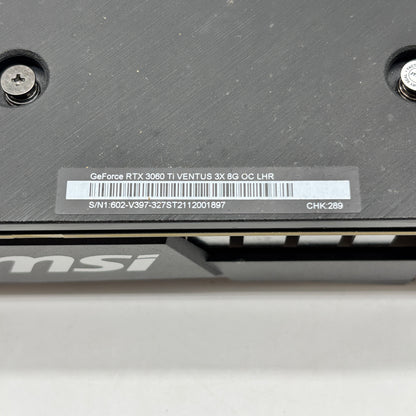 MSI GeForce RTX 3060 Ti Ventus 8GB GDDR6 Graphics Card MS-V397