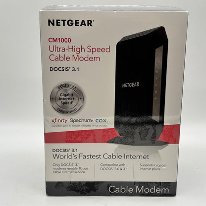 New Netgear CM1000 Ultra-High Speed Cable Modem DOCSIS 3.1