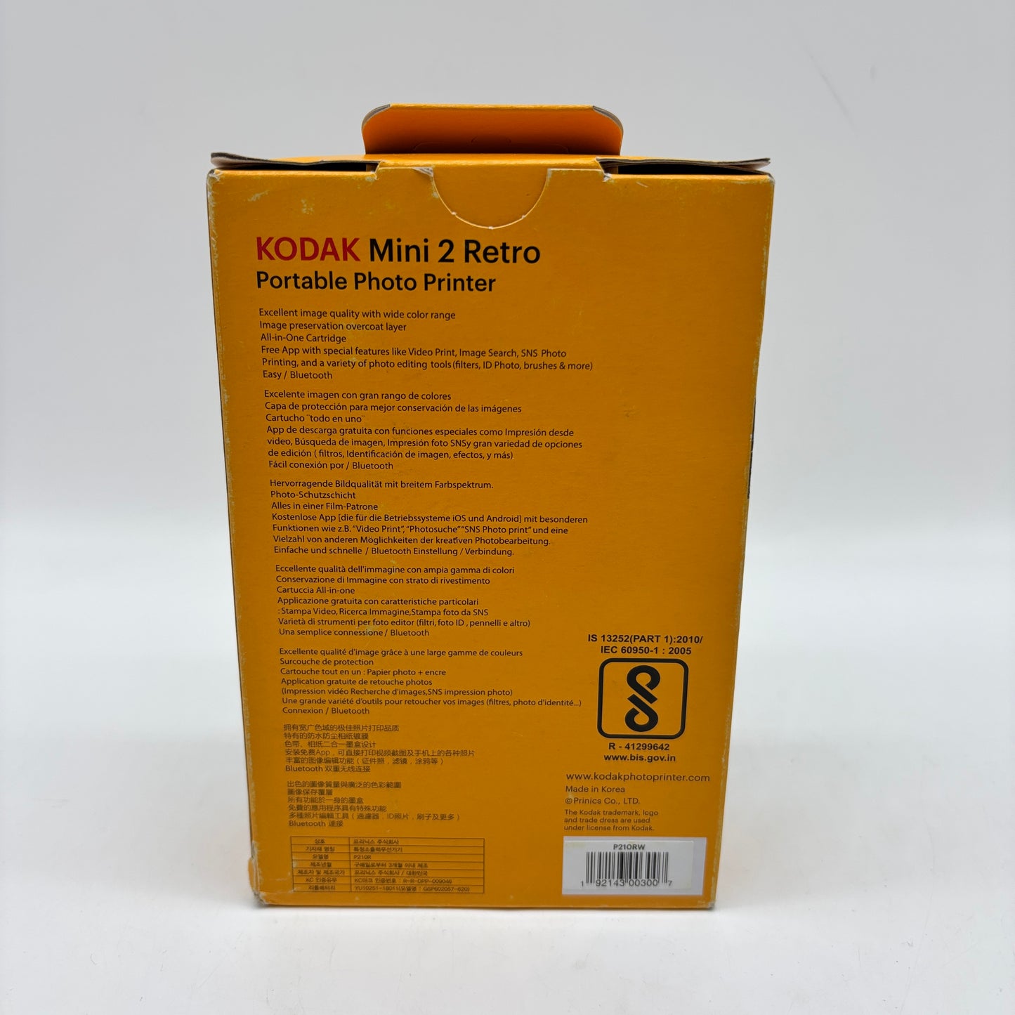 New Kodak Mini 2 Retro  Portable Photo Printer P210R with 60 Sheets