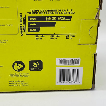 New Ryobi 40v 3 Port Fast Charger OP407A